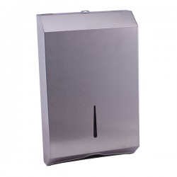 Compact Stainless Steel Interleaved Hand Towel Dispenser