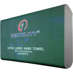 GentilityExtra Large2ply Interleaved Hand Towel