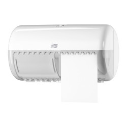 Tork 557000 Plastic Twin Toilet Roll Dispenser