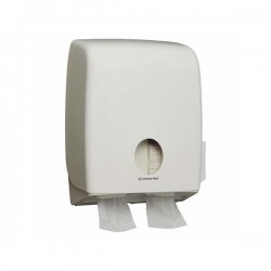 Kimberly Clark Aquarius 69900 Double Plastic Interleaved Toilet Tissue Dispenser