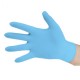 Latex Blue Lightly Powdered Gloves