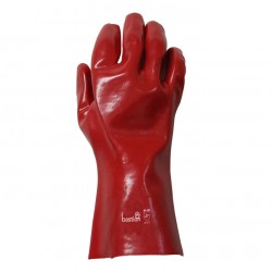 PVC Red Gloves - 27cm Length