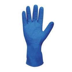 Nitrile Diamond Blue - Powder Free Gloves