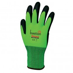 Soroca - High Vis Green HPPE Gloves Black Micro Foam Nitrile Palm