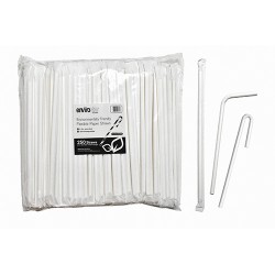 Enviro Star Paper Flexible Straws