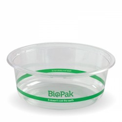 BioPak Clear Wide BioBowls 600ml