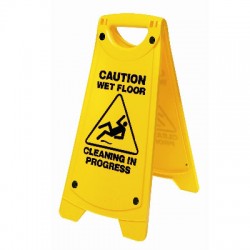 Oates Non-Slip ‘A’ Frame Caution Wet Floor Sign