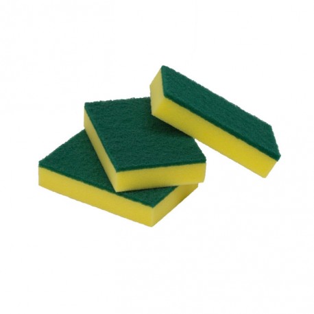 Bastion Sponge Scour Large Green 10 Pack